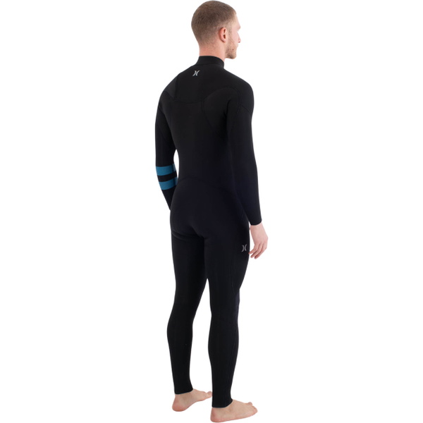 2026 Hurley M&auml;nner Plus 4/3mm Neoprenanzug MFS0012403 - Black / Skyblue
